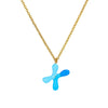 Pendant Necklace Alloy Stainless Steel Letter Dripping Oil Design