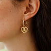 Pendant Necklace And Earrings Copper Titanium Steel Natural Fruit Food Style Electroplated