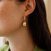 Pendant Necklace And Earrings Copper Titanium Steel Natural Fruit Food Style Electroplated