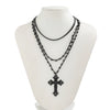 Pendant Necklace Artificial Crystal Geometric Gothic Electroplating Women's