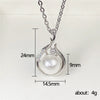 Pendant Necklace Artificial Pearl Copper Geometric Baroque Style Ochain For Women