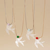 Pendant Necklace Bird Swallow Animal Pattern Copper Electroplating Women's