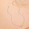 Pendant Necklace Bow And Arrow Clavicle Chain Copper Alloy Zircon Geometric Electroplating