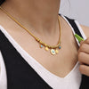Pendant Necklace Bracelet Accessories 316L Stainless Steel Blue Turquoise Plated 18K Gold Fashion Light Luxury
