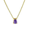 Pendant Necklace Brass Copper Dropshaped Electroplating December Birthstone Women's