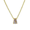 Pendant Necklace Brass Copper Dropshaped Electroplating December Birthstone Women's