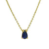 Pendant Necklace Brass Copper Dropshaped Electroplating December Birthstone Women's