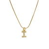 Pendant Necklace Brass Copper Microinlaid Zircon Electroplating Letters Numbers Text Style Ochain For Women