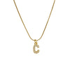 Pendant Necklace Brass Copper Microinlaid Zircon Electroplating Letters Numbers Text Style Ochain For Women