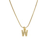 Pendant Necklace Brass Copper Microinlaid Zircon Electroplating Letters Numbers Text Style Ochain For Women