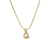 Pendant Necklace Brass Copper Microinlaid Zircon Electroplating Letters Numbers Text Style Ochain For Women