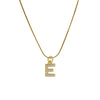 Pendant Necklace Brass Copper Microinlaid Zircon Electroplating Letters Numbers Text Style Ochain For Women