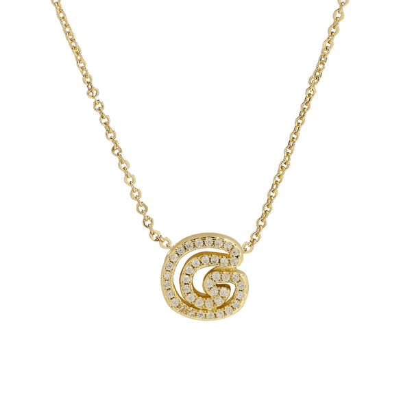 Pendant Necklace Brass Copper Ochain With Letters Numbers Text Electroplating