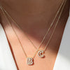Pendant Necklace Brass Copper Ochain With Letters Numbers Text Electroplating