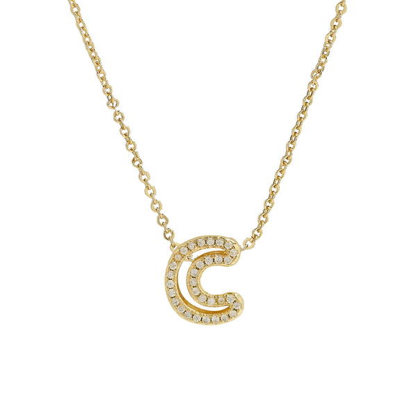 Pendant Necklace Brass Copper Ochain With Letters Numbers Text Electroplating