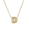 Pendant Necklace Brass Copper Ochain With Letters Numbers Text Electroplating