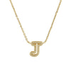 Pendant Necklace Brass Copper Ochain With Letters Numbers Text Electroplating