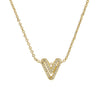 Pendant Necklace Brass Copper Ochain With Letters Numbers Text Electroplating