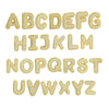 Pendant Necklace Brass Copper Zircon Balloon Bubble Chubby Alphabet Electroplating