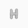 Pendant Necklace Brass Copper Zircon Balloon Bubble Chubby Alphabet Electroplating