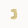 Pendant Necklace Brass Copper Zircon Balloon Bubble Chubby Alphabet Electroplating