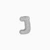 Pendant Necklace Brass Copper Zircon Balloon Bubble Chubby Alphabet Electroplating