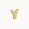 Pendant Necklace Brass Copper Zircon Balloon Bubble Chubby Alphabet Electroplating
