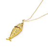 Pendant Necklace Carp Animal Zodiac Geometric Copper Electroplating Ball Chain Women's Personality Style