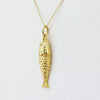 Pendant Necklace Carp Animal Zodiac Geometric Copper Electroplating Ball Chain Women's Personality Style