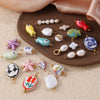 Pendant Necklace Ceramic 316L Stainless Steel Plated 18K Gold Marine Series Small Fish Starfish Shaped