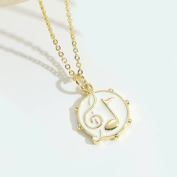 Pendant Necklace Clavicle Chain Cute Animal Style Copper With Mixed Gemstone Setting Star Shape Electroplating For Women