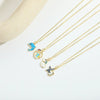 Pendant Necklace Clavicle Chain Cute Animal Style Copper With Mixed Gemstone Setting Star Shape Electroplating For Women