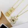 Pendant Necklace Copper Allmatch Animals Zodiac Electroplated Inlaid Zircon