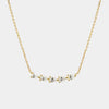 Pendant Necklace Copper Artificial Crystal Geometric Style Furnace Vacuum Plating For Women