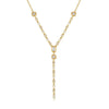 Pendant Necklace Copper Artificial Crystal Geometric Style Furnace Vacuum Plating For Women