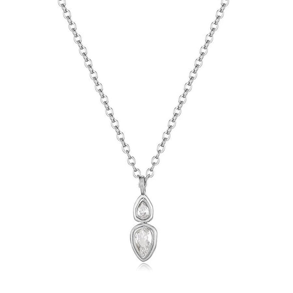 Pendant Necklace Copper Artificial Crystal Geometric Style Furnace Vacuum Plating For Women