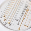 Pendant Necklace Copper Artificial Crystal Geometric Style Furnace Vacuum Plating For Women