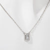 Pendant Necklace Copper Artificial Crystal Geometric Style Furnace Vacuum Plating For Women
