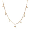 Pendant Necklace Copper Artificial Crystal Geometric Style Furnace Vacuum Plating For Women