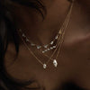 Pendant Necklace Copper Artificial Crystal Geometric Style Furnace Vacuum Plating For Women