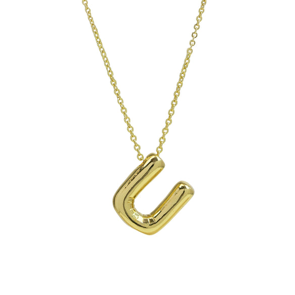 Pendant Necklace Copper Brass Electroplating Letters Numbers Text Design