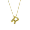 Pendant Necklace Copper Brass Electroplating Letters Numbers Text Design