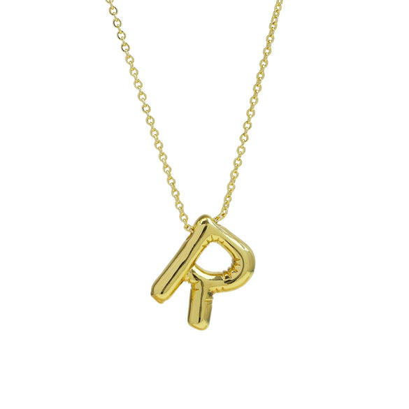 Pendant Necklace Copper Brass Electroplating Letters Numbers Text Design