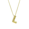 Pendant Necklace Copper Brass Electroplating Letters Numbers Text Design