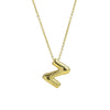 Pendant Necklace Copper Brass Electroplating Letters Numbers Text Design