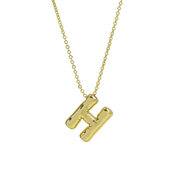 Pendant Necklace Copper Brass Electroplating Letters Numbers Text Design