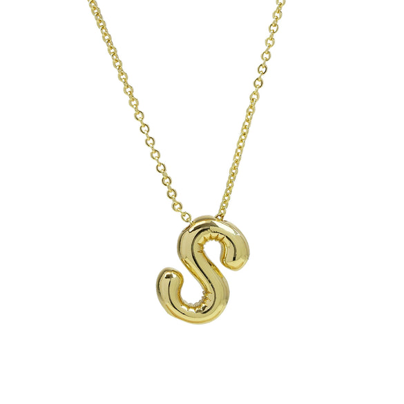 Pendant Necklace Copper Brass Electroplating Letters Numbers Text Design