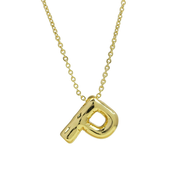 Pendant Necklace Copper Brass Electroplating Letters Numbers Text Design