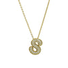 Pendant Necklace Copper Electroplated With Letter Pattern Balloon Bubble Shape