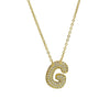Pendant Necklace Copper Electroplated With Letter Pattern Balloon Bubble Shape